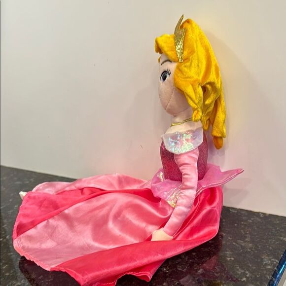 Ty Beanie Buddies Disney's Princess AURORA Sleeping Beauty Plush Toy 17” - Picture 3 of 9